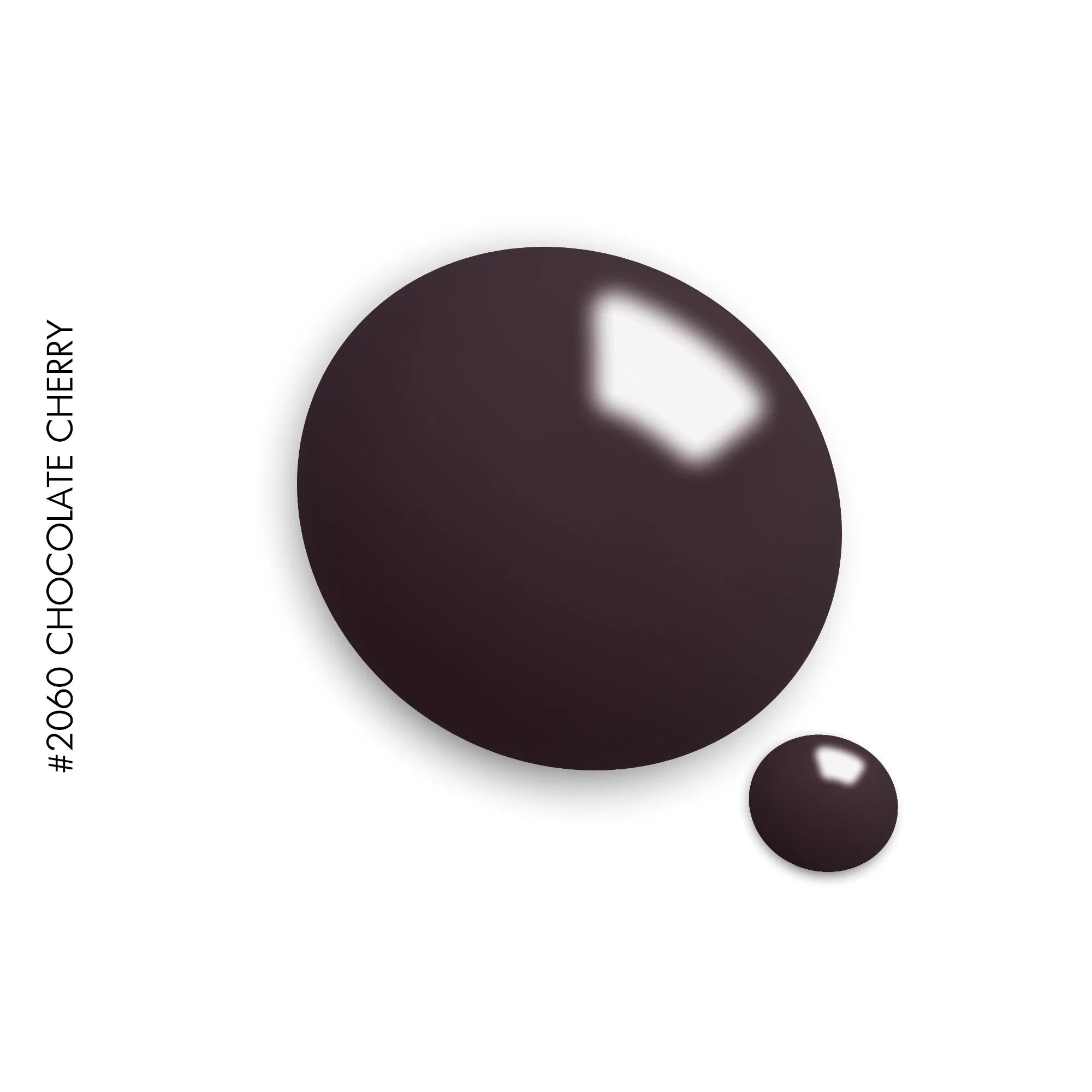 2060 Chocolate Cherry gel polish